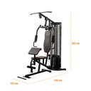 MINI GYM H7080A (4 PIEZAS) COLOR NEGRO REAL FITNESS