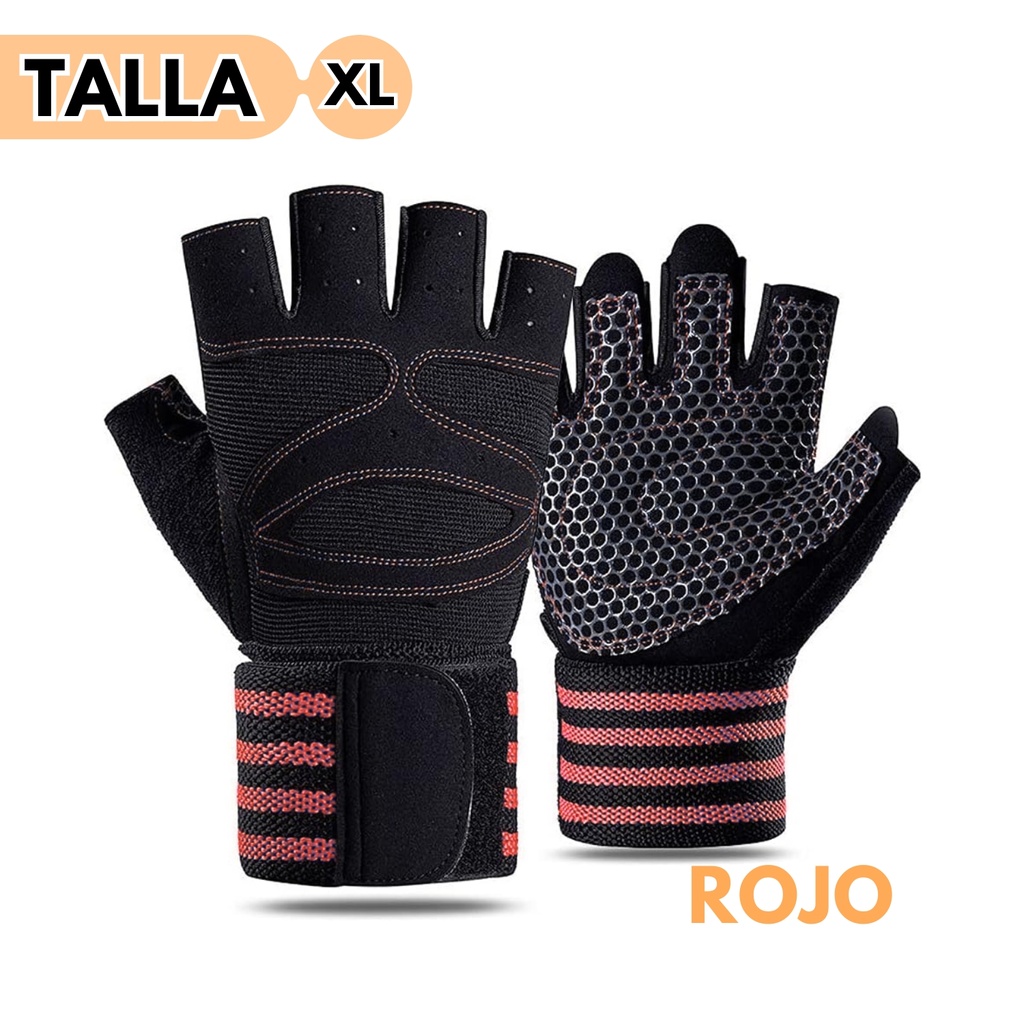 GUANTES DEPORTIVOS CON MUÑEQUERA DE POTENCIA COD3230