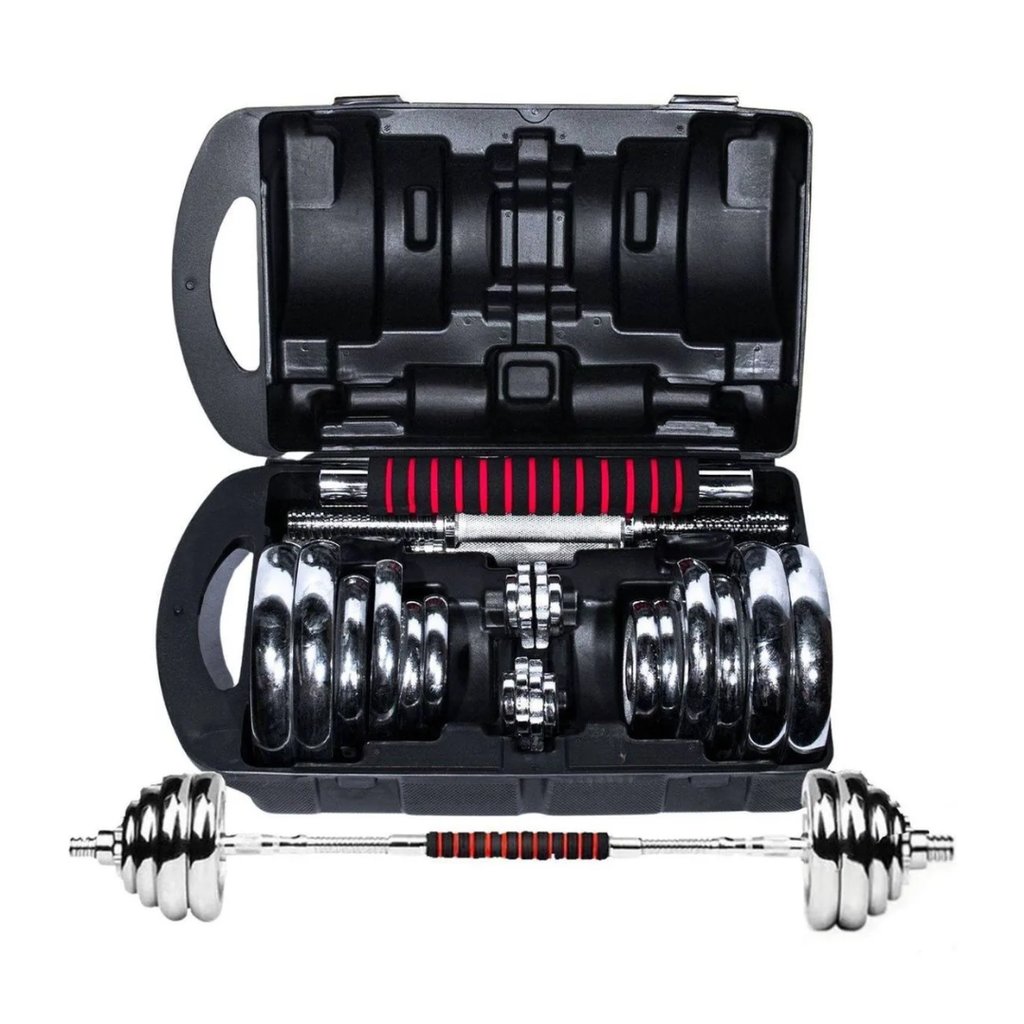 MALETIN DE MANCUERNAS 20KG CON ADAPTADOR