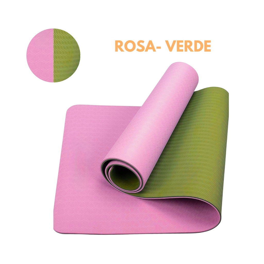 MAT DE YOGA 6MM DOBLE CARA