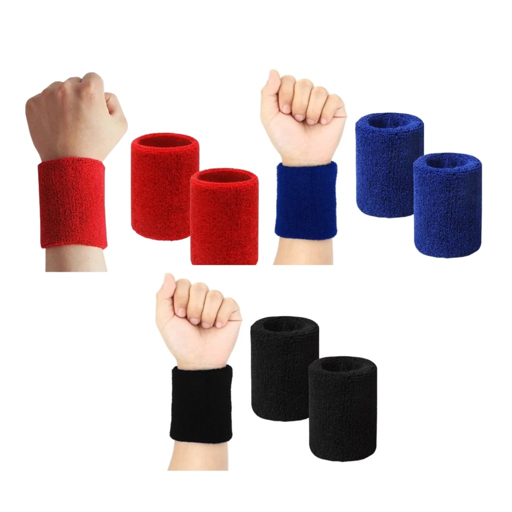 MUÑEQUERAS DEPORTIVAS DE FELPA