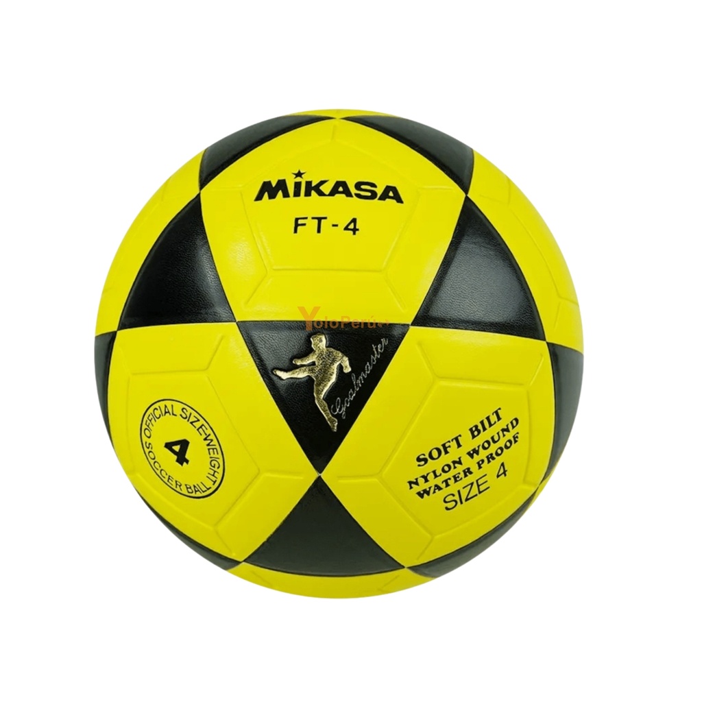 PELOTA DE FUTBOL #4 CUERO PU MIKASA