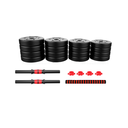 SET DE MANCUERNAS 30KG PVC CON ADAPTADOR